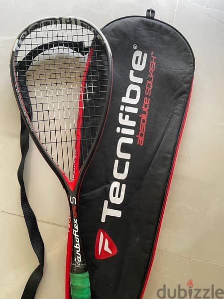 tecnifibre carboflex 125 S squash raquet 1