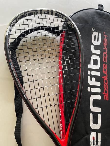 tecnifibre carboflex 125 S squash raquet 2