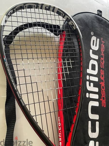 tecnifibre carboflex 125 S squash raquet 3