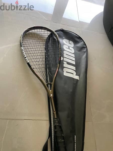 prince airstick 130 squash racket 1