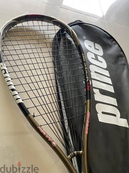 prince airstick 130 squash racket 3