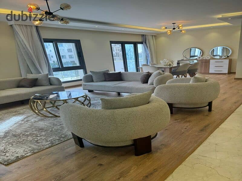 Fully furnished Apartment 191m for rent in Eastown sodic new cairo fifth settlement 4