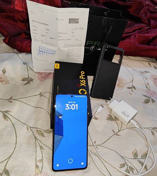 poco x 6 pro 512 جيجا و 12 رام التلفون استعمال 3 اسابيع فقط جديد 1