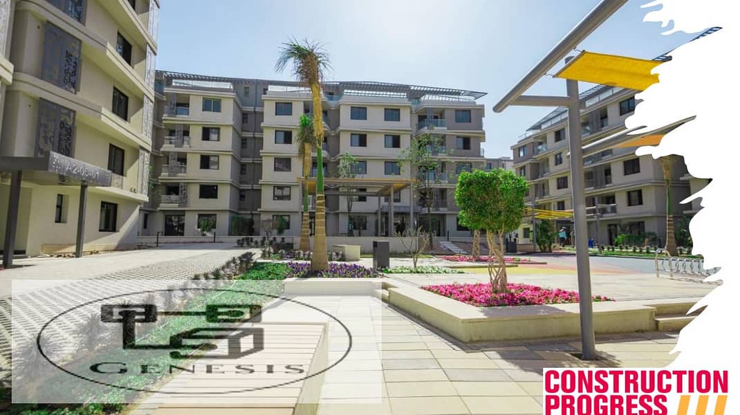 Apartment for sale, immediate delivery, 3 rooms, luxurious finishing, from Palm Hills, in Badya Palm Hills 6th of October Compound 3