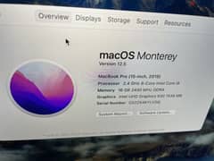 MacBook Pro Mid 2019 15" i9-9880H 16 GB RAM 500GB