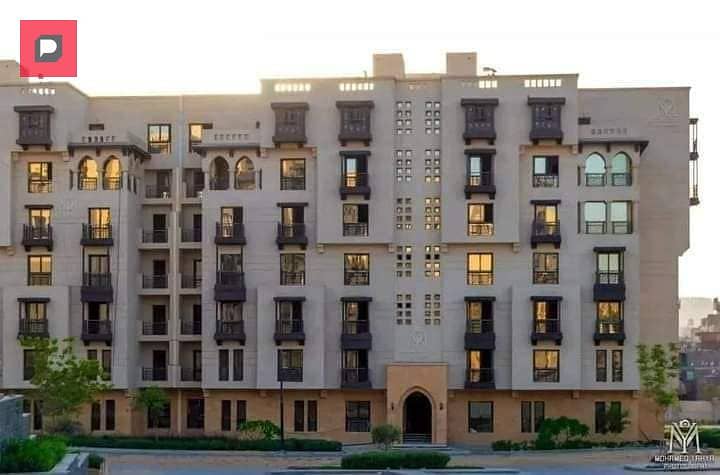 Apartment for immediate delivery, 12-year installments, 155 square meters, fully finished with air conditioners and kitchen, Arabesque Al-Fustato 20