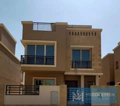 twin house 259m garden 238m delivered fully finished & acs , taj city new cairo