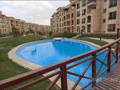 Ready to move apartment for sale in | Il Patio Oro | from Lavista in New Cairo with pool view and villas in the 1st floor beside Mivida 0