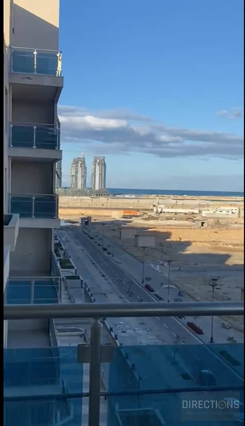 Ready-to-furnish apartment for sale in front of the new El Alamein Towers at an attractive price in | MAZARINE | from CITY EDGE 6