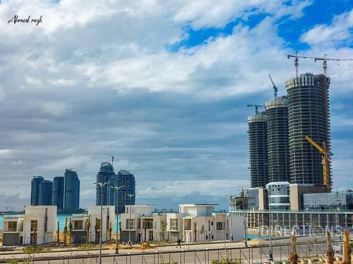 Finished apartment ready to move in Mazarine new alamein with lagoon view and alamien towers Installments over 7 years 9