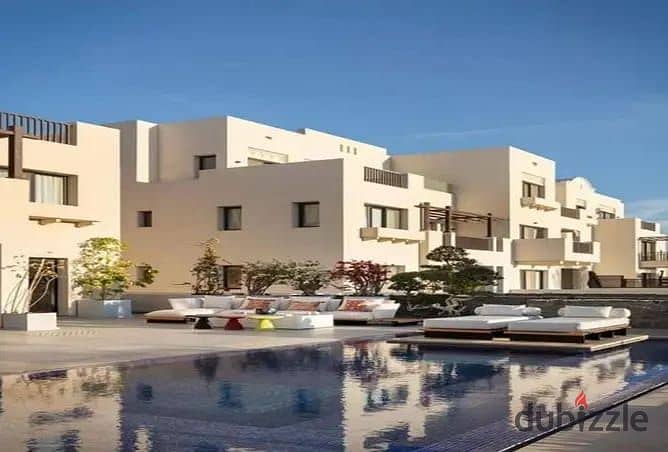 Apartment 120m+285m garden on the lagoon Fully finished for sale in El Gouna 3