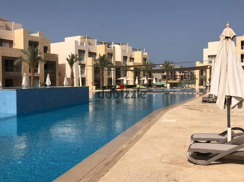 Apartment 120m+285m garden on the lagoon Fully finished for sale in El Gouna 4