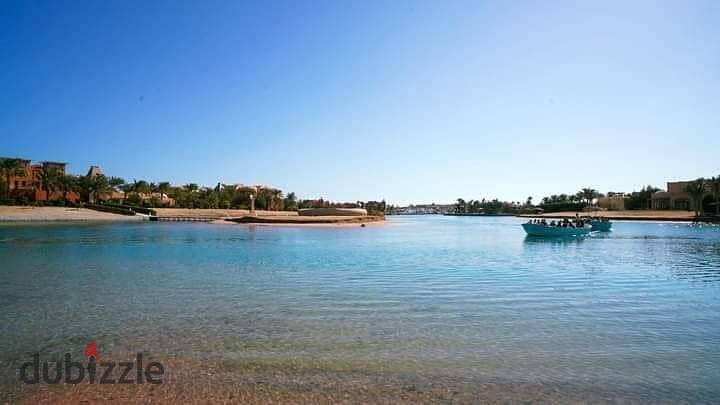 Apartment 120m+285m garden on the lagoon Fully finished for sale in El Gouna 5