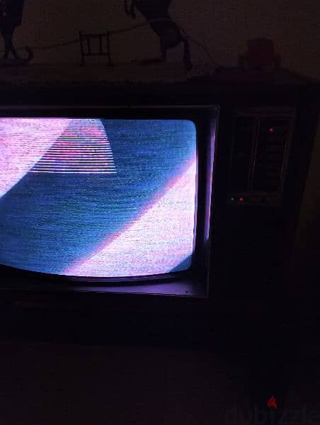 Old furniture TV working NEC 3