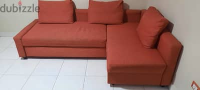 IKEA Friheten corner sofa bed with storage