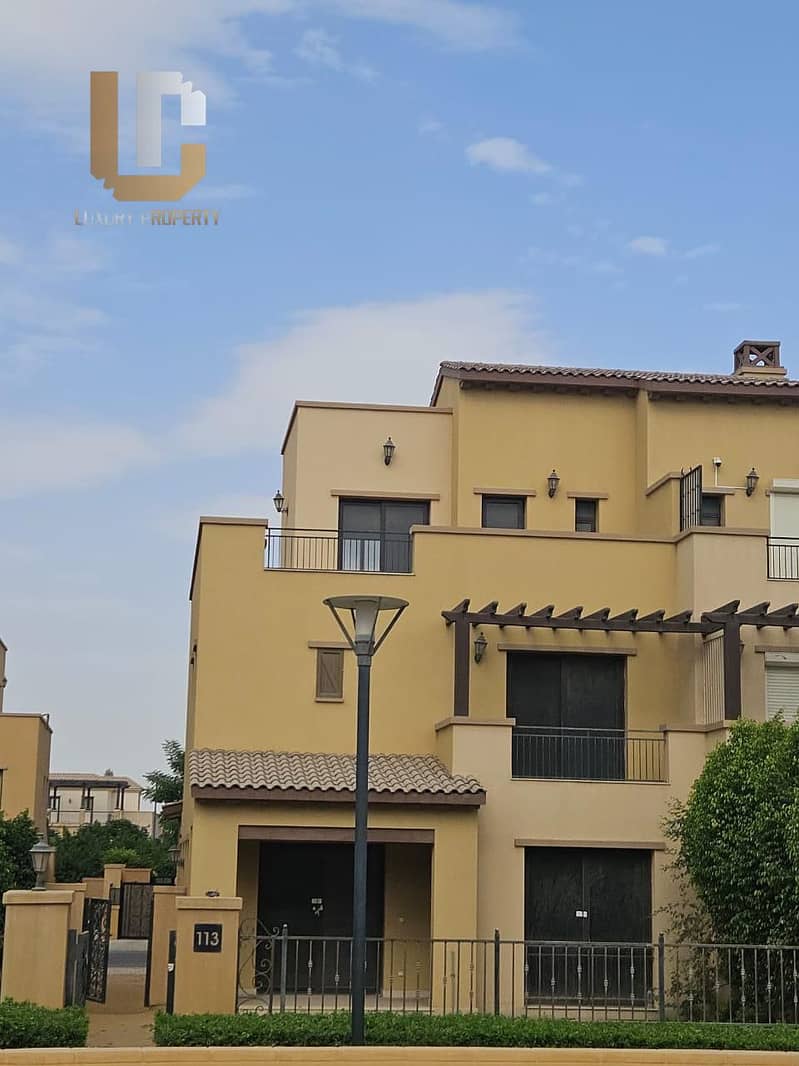 Resale Mivida Villa Town house for Sale Ready to Move Prime Location Mivida 5th Setllement New Cairo 3