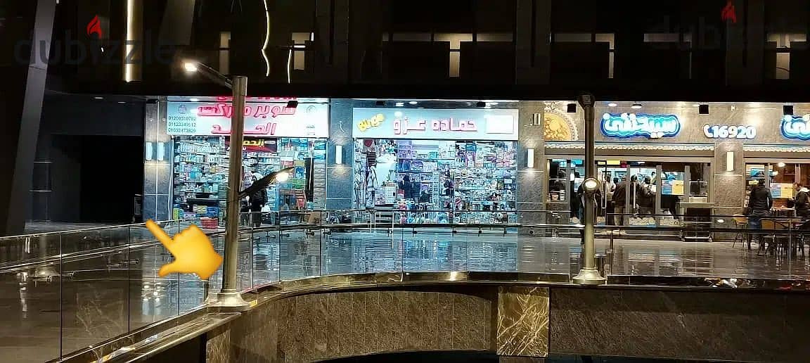 Immediate delivery shop on the ground floor in Shorouk City in the most trafficked mall in Shorouk Mall Town Center in installments 1