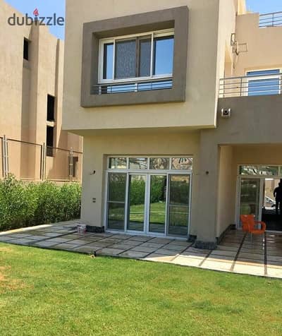 townhouse corner in Palm Hills new cairo, open view on green spaces