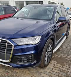 Audi Q7 2023, 19,000km, exterior blue, interior camel brown, wakeel