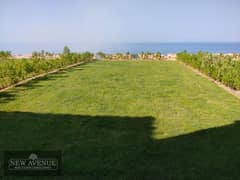 Fully finished sea view Twin house in Telal Elsokhna  with private garden and maid's room , 3 bedrooms