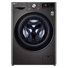 LG 9kg Black (‏ F4R5VYG2E ) غسالة ال جي ٩ كجم سوداء