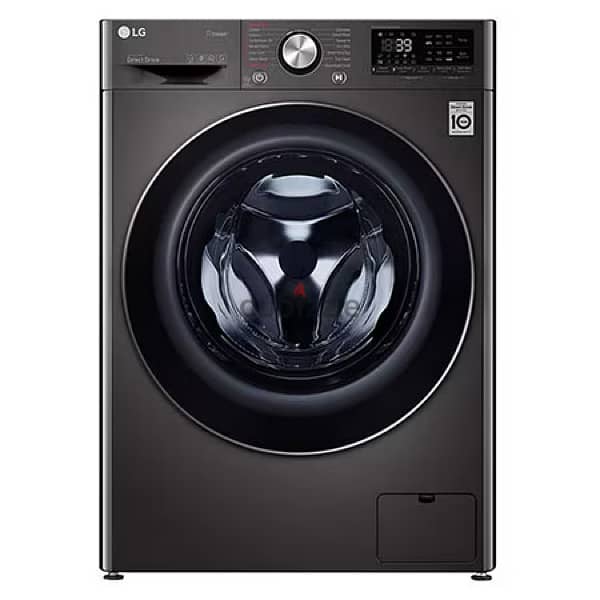 LG 9kg Black (‏ F4R5VYG2E ) غسالة ال جي ٩ كجم سوداء 0