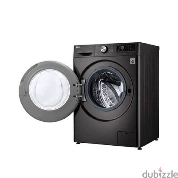 LG 9kg Black (‏ F4R5VYG2E ) غسالة ال جي ٩ كجم سوداء 4