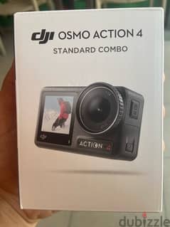 Dji osmo action 4 + اسكرينه للعدسه والشاشة + كوفر للعدسه