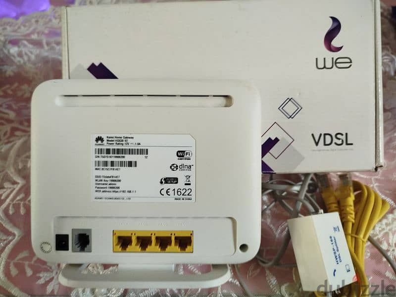 راووتر هواوى . HUAWEI HG 630 V2
& TP-Link TL-MR3220 ver:1.2 4