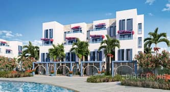 Apartment + Garden for Sale in North Coast - Naia Bay Ras El Hekma, fully finished Pool View with installments over 7 years