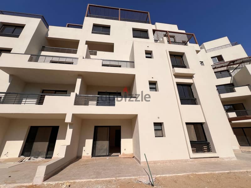 Apartment with garden rent at Owest شقة بجاردن للإيجاربكمبوند اويست 1