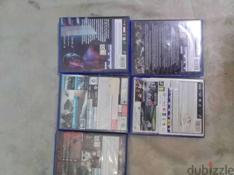 fifa21 , wwe2k2016 , , watch dogs 1 ,spiderman , god of war 4 ps4 cd 1