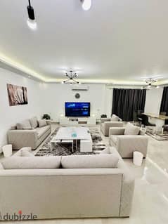 For sale 120m apartment fully finished, in Palm Hills in Sheikh Zayed over 8 years للبيع شقة 120م متشطبة بالكامل داخل اخر مرحلة فى بالم هيلز