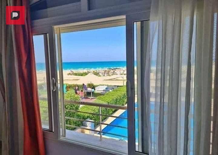 chalet 3-room for sale in Ain Sokhna, Telal El Sokhna village, with a 5% down payment, installments over 8 years, panoramic sea view, fully finished, 3