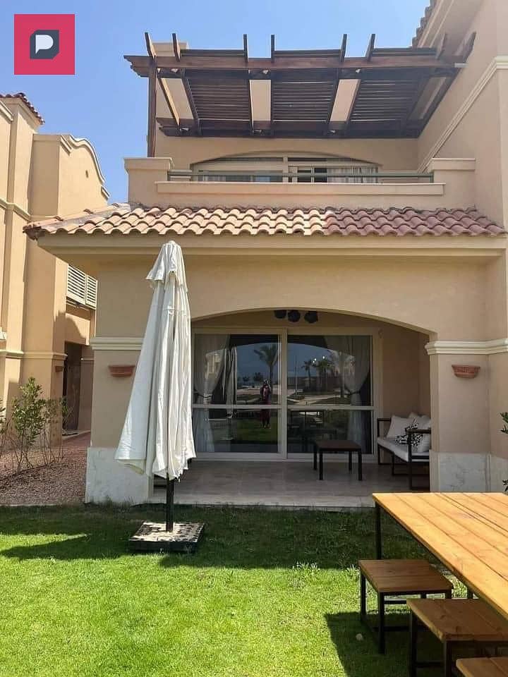 chalet 3-room for sale in Ain Sokhna, Telal El Sokhna village, with a 5% down payment, installments over 8 years, panoramic sea view, fully finished, 9