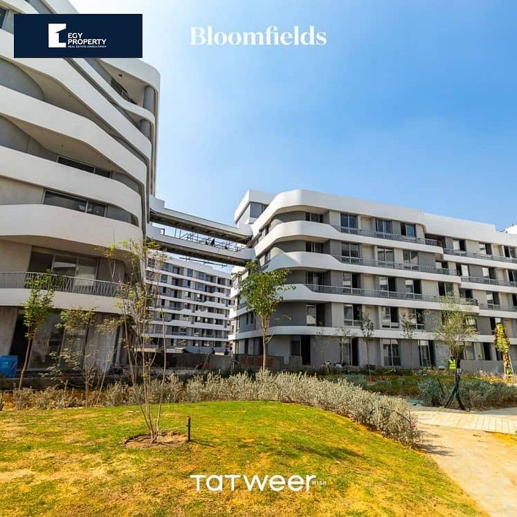 Limited time offer! upgrade to your fully finished apartment in Bloomfields Mostakbal city with 10% down payment and installments over 10 years 2