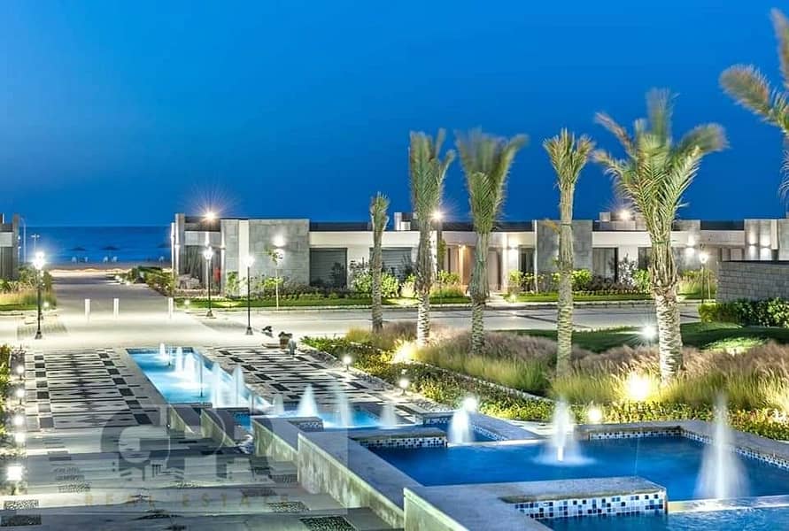 شالية استلام فورى متشطب للبيع في لافيستا باى ايست الساحل الشمالي راس الحكمة Special Chalet panoramic sea for sale in La Vista Bay East North Coast 8