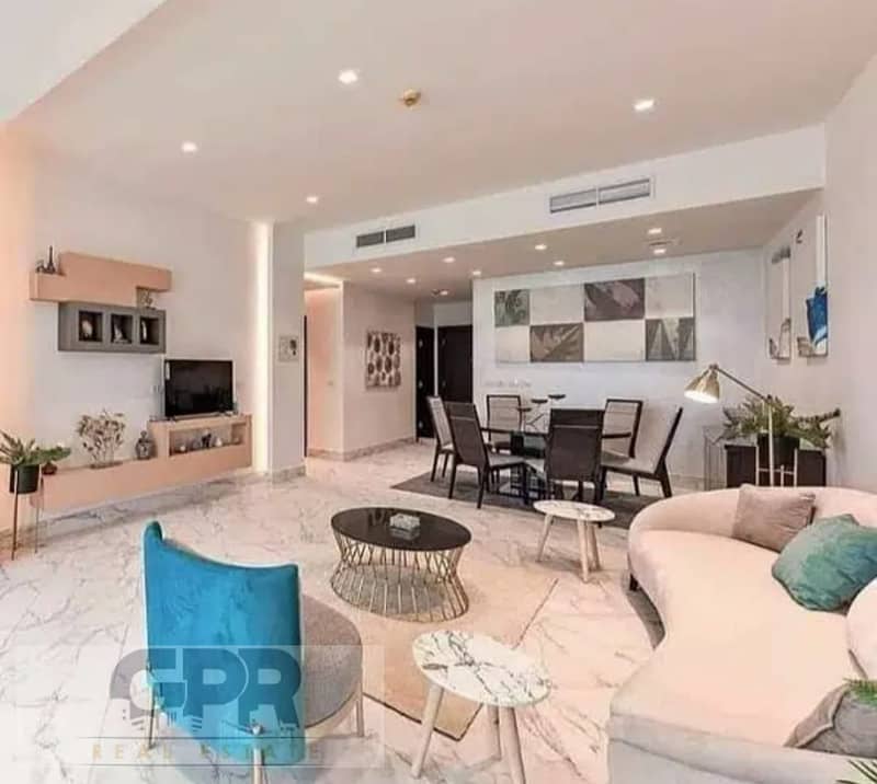 فيلا على البحر متشطبة للبيع فى مزارين العلمين الساحل الشمالي Villa on sea for sale in Mazarine , El Alamein , North Coast 3