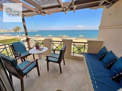 First row on the sea, own a 220 m duplex in Blue Blue Village, Ain Sokhna