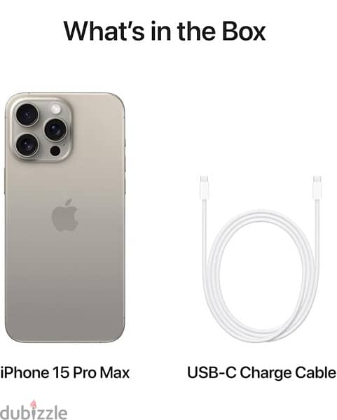 Apple iPhone 15 Pro Max (256 GB) - Natural Titanium 2