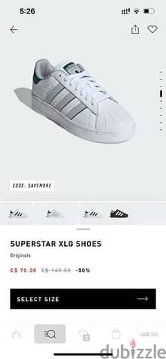 adiads super star shoes 10.5 us