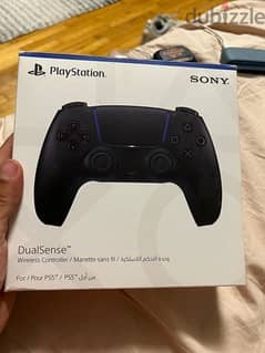 Black PS5 Dualsense Controller 0