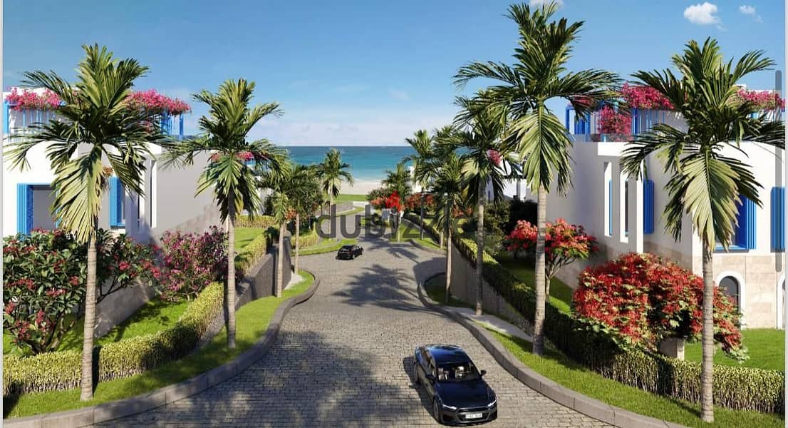 villa for sale in north coast with private pool and sea view ,fully finished 6