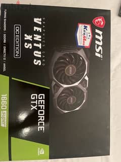 GTX 1660 super 6gb (msi ventus xs oc edition)