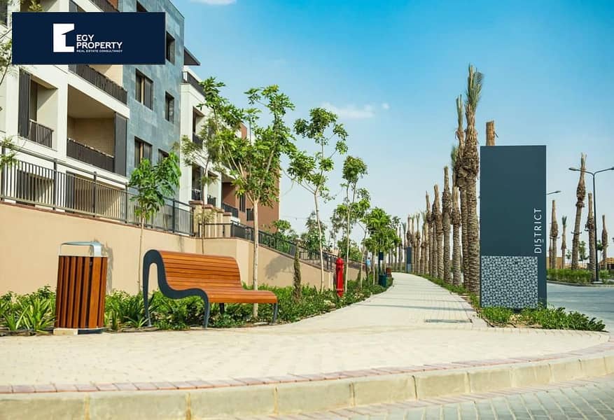 Apartment 2 BR With installments on 7 years  For Sale in District 5 New Cairo Very prime location Overlooking greenery landscapes 6