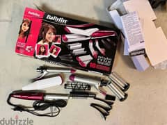 مكواة شعر babyliss بها ١٠ استخدامات للشعر 0