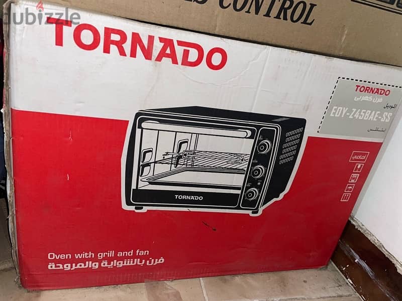 Tornado Oven With grill and Fan Brand New 1800 watt 1