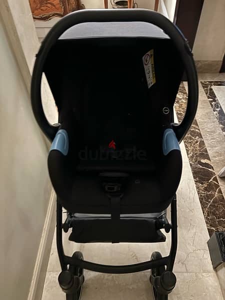 used anex m type stroller and car seat 17