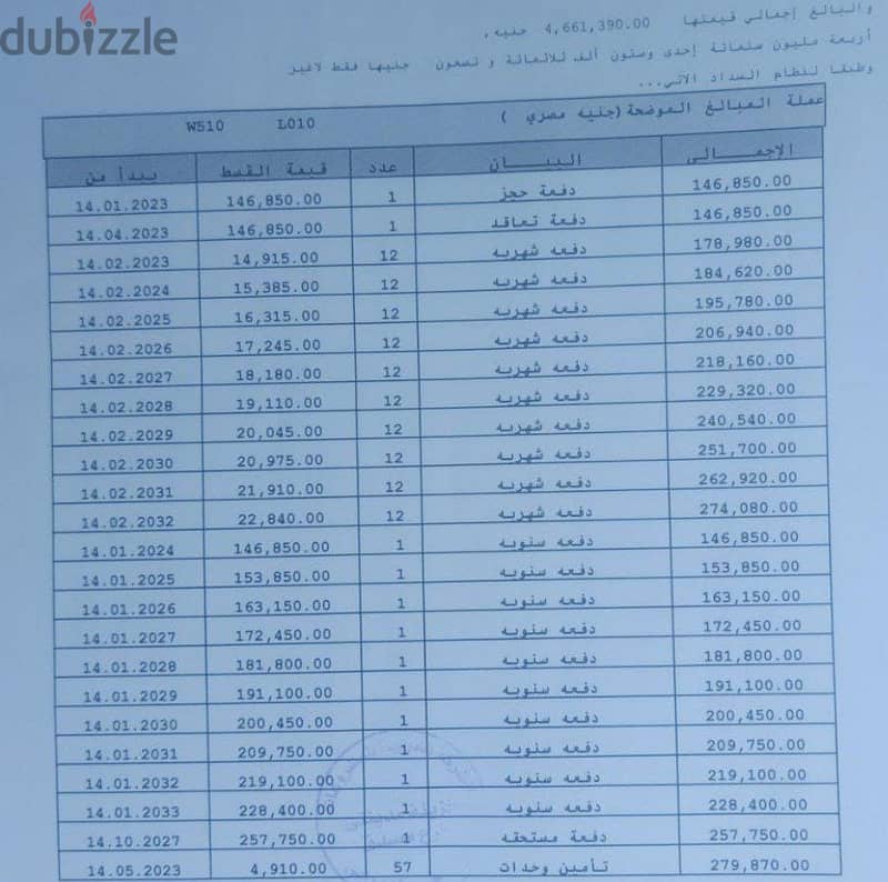 شقة 116م للبيع فى مدينتى فيووايد جاردن استلام فورى بمقدم3مليون330الف 1