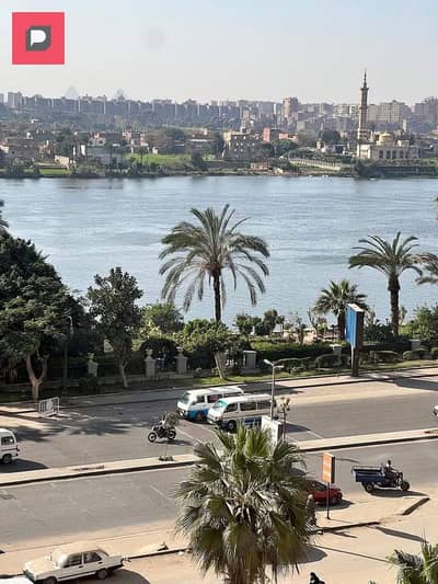 Apartment for sale, 4 rooms on the Nile, immediate receipt of furniture, appliances and air conditioners, installments over 5 years without interest